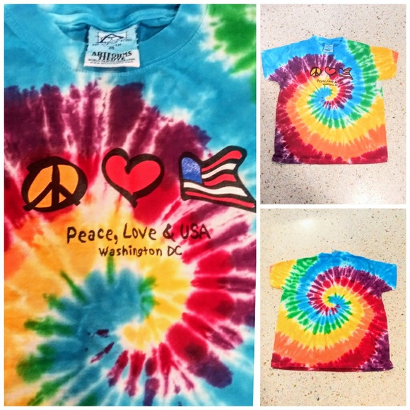 Girl/Boy tiedye top by Art Forms - Picture 1 of 5